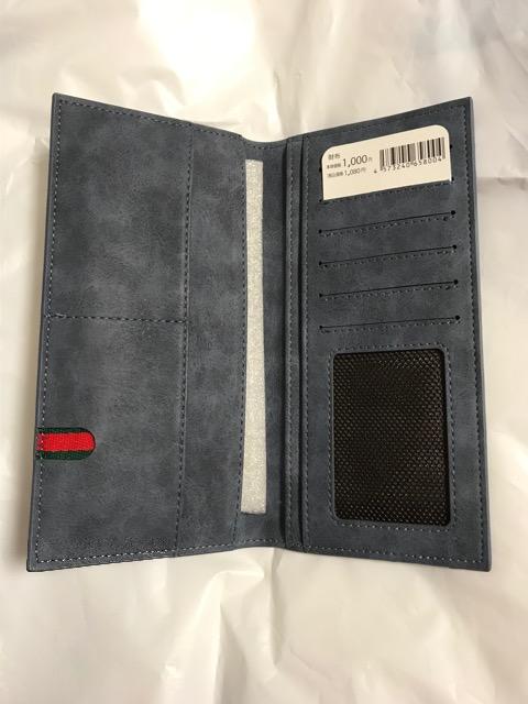 長財布 ウォレット 財布 カード ケース お札 グレー イタリア < 男性ファッション  長財布 ウォレット 財布 カード ケース お札 グレー イタリア < 男性ファッションの