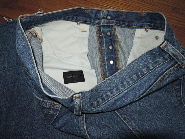 SOPHNET. ソフネットTAPERED DENIM カットオフデニム L インディゴ テーパード SOPH-180070 < ブランド SOPHNET. ソフネットTAPERED DENIM カットオフデニム L インディゴ テーパード SOPH-180070 < ブランドの