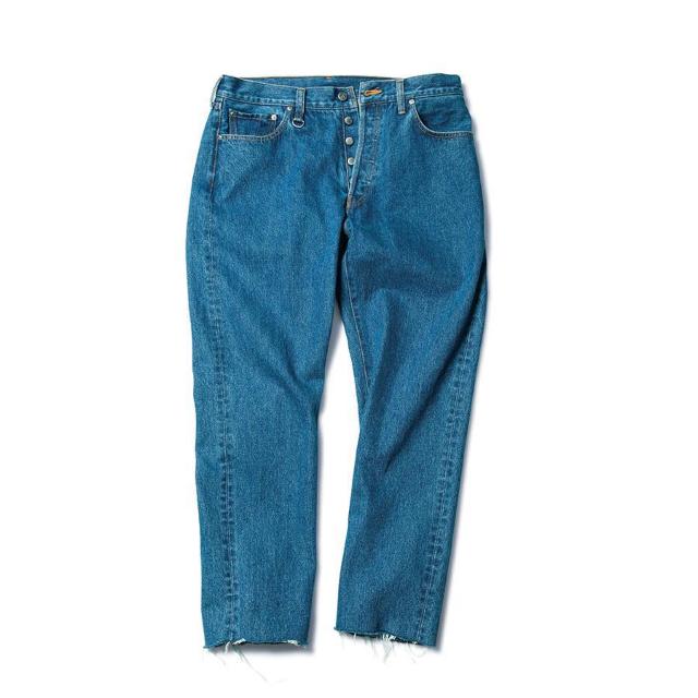 SOPHNET. ソフネットTAPERED DENIM カットオフデニム L インディゴ テーパード SOPH-180070 < ブランド SOPHNET. ソフネットTAPERED DENIM カットオフデニム L インディゴ テーパード SOPH-180070 < ブランドの