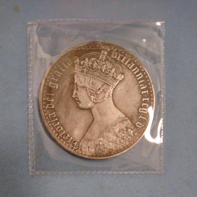 ビクトリア 女王 ゴチッククラウン銀貨 レプリカコイン < ホビー ビクトリア 女王 ゴチッククラウン銀貨 レプリカコイン < ホビーの