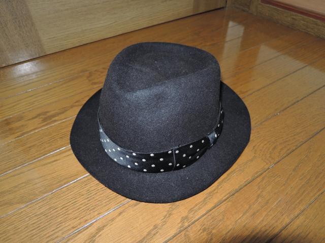 WACKO MARIA ワコマリア ラビット ハット M 黒 ドット柄リボン ウール 帽子 / 東京 HAT ROCKERS < ブランド  WACKO MARIA ワコマリア ラビット ハット M 黒 ドット柄リボン ウール 帽子 / 東京 HAT ROCKERS  < ブランドの