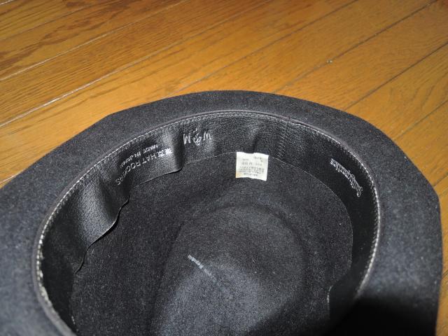 WACKO MARIA ワコマリア ラビット ハット M 黒 ドット柄リボン ウール 帽子 / 東京 HAT ROCKERS < ブランド  WACKO MARIA ワコマリア ラビット ハット M 黒 ドット柄リボン ウール 帽子 / 東京 HAT ROCKERS < ブランドの