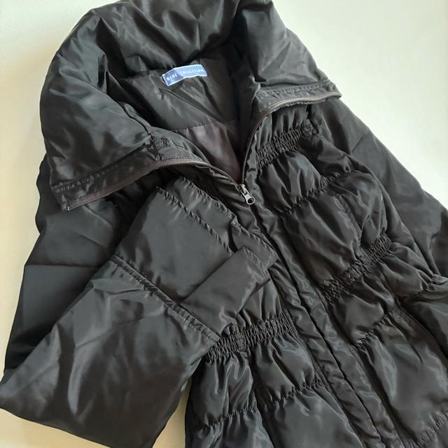 ◆美品◆ブルーコレクション自由が丘◆フリルロングダウンコート◆ブラウン◆L < 女性ファッション ◆美品◆ブルーコレクション自由が丘◆フリルロングダウンコート◆ブラウン◆L < 女性ファッションの