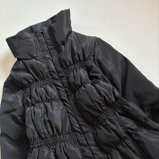 ◆美品◆ブルーコレクション自由が丘◆フリルロングダウンコート◆ブラウン◆L < 女性ファッション ◆美品◆ブルーコレクション自由が丘◆フリルロングダウンコート◆ブラウン◆L < 女性ファッションの