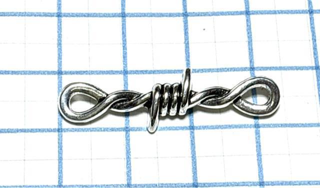 5047 銀色の有刺鉄線 針金 6個 大きめ メタルトップ 金属パーツ アクセサリーチャーム ハンドメイド材料 < ペット/手芸/園芸 5047 銀色の有刺鉄線 針金 6個 大きめ メタルトップ 金属パーツ アクセサリーチャーム ハンドメイド材料 < ペット/手芸/園芸の