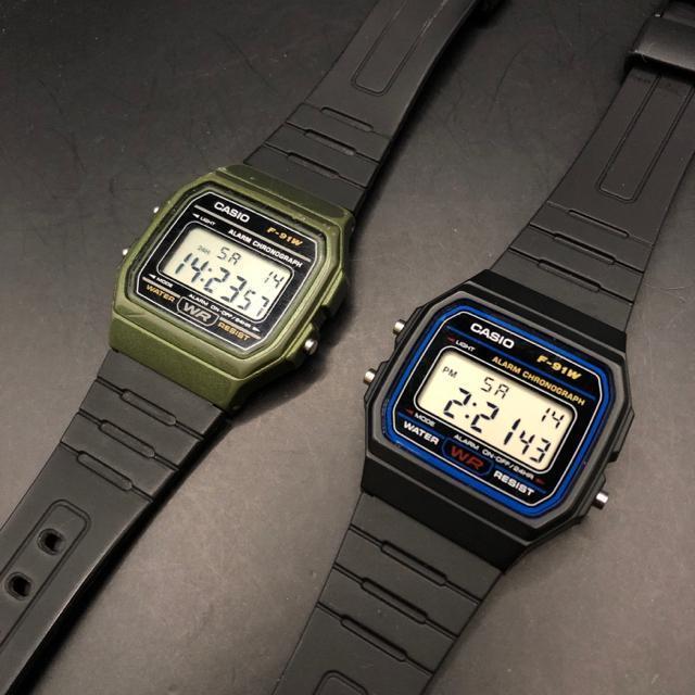 即決 CASIO カシオ 腕時計 F-91W 2個セット < ブランド 即決 CASIO カシオ 腕時計 F-91W 2個セット < ブランドの
