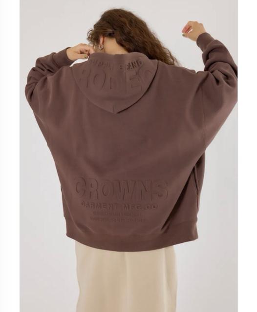 ���f�I�N���E���Y�� �yUNISEX�z�G���{�XBIG ZIP�p�[�J�[�i�u���E���j �� �u�����h�� 