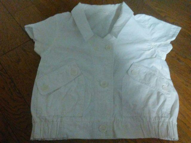 LOWRYS FARM Mサイズ 美品 白 半袖ブレザー 綿 < ブランド  LOWRYS FARM Mサイズ 美品 白 半袖ブレザー 綿  < ブランドの