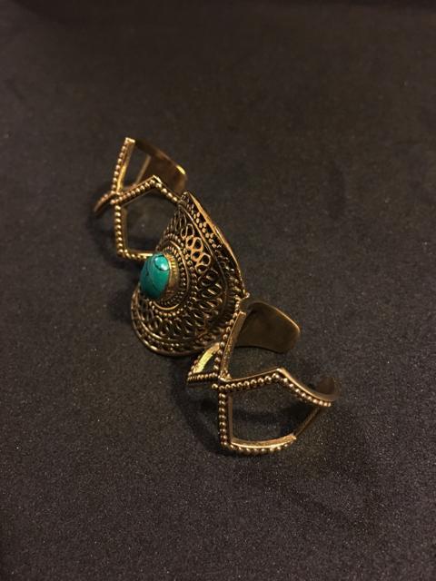 天然石三連ブラスリング★アジアン★エスニック★サイケ★ < 女性アクセサリー/時計 天然石三連ブラスリング★アジアン★エスニック★サイケ★ < 女性アクセサリー/時計の