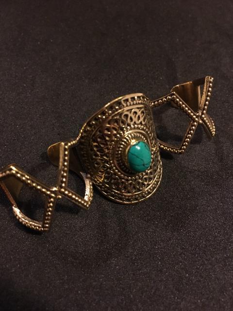 天然石三連ブラスリング★アジアン★エスニック★サイケ★ < 女性アクセサリー/時計 天然石三連ブラスリング★アジアン★エスニック★サイケ★ < 女性アクセサリー/時計の