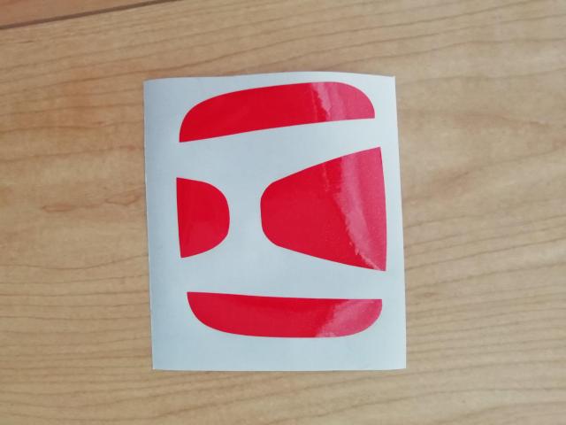 ホンダ エンブレムシート・ロゴシール1枚 ステッカー ■ステアリング用、フロント用、リア用 < 自動車/バイク ホンダ エンブレムシート・ロゴシール1枚 ステッカー ■ステアリング用、フロント用、リア用 < 自動車/バイク