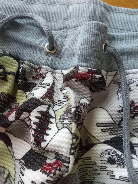 Mサイズ!男気!溢れる!和柄!接触冷感!UVカット!吸汗速乾!サラッとワッフル素材!良いとこづくし!高貴紳士的!ハーフパンツ!新品 < 男性ファッション  Mサイズ!男気!溢れる!和柄!接触冷感!UVカット!吸汗速乾!サラッとワッフル素材!良いとこづくし!高貴紳士的!ハーフパンツ!新品 < 男性ファッションの