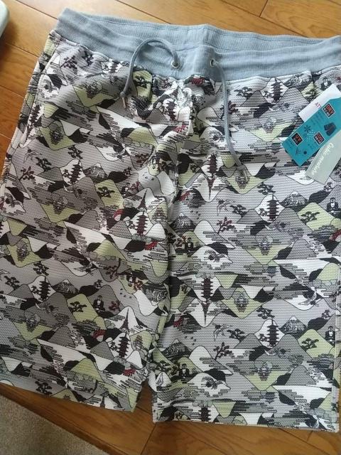 Mサイズ!男気!溢れる!和柄!接触冷感!UVカット!吸汗速乾!サラッとワッフル素材!良いとこづくし!高貴紳士的!ハーフパンツ!新品 < 男性ファッション  Mサイズ!男気!溢れる!和柄!接触冷感!UVカット!吸汗速乾!サラッとワッフル素材!良いとこづくし!高貴紳士的!ハーフパンツ!新品 < 男性ファッションの