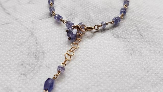 14kgf*タンザナイトのブレスレット*24020 < 女性アクセサリー/時計 14kgf*タンザナイトのブレスレット*24020 < 女性アクセサリー/時計の