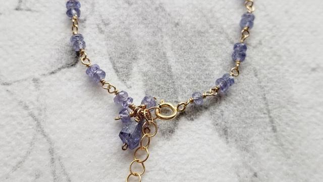 14kgf*タンザナイトのブレスレット*24020 < 女性アクセサリー/時計 14kgf*タンザナイトのブレスレット*24020 < 女性アクセサリー/時計の