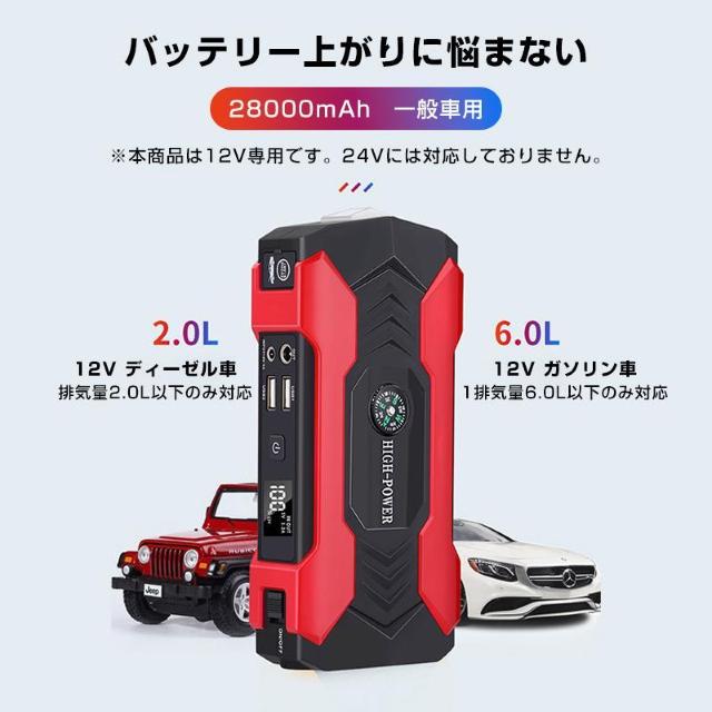 WvX^[^[ 12V oCN  p 28000mAh e obe[オ  @\ Eon}[ ً}Cg  /oCN