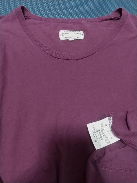 pyjama clothing 半端袖 Tシャツ カットソー 紫 パープル ベルギー製 ピジャマクロージング インポート 中古着 < 男性ファッション  pyjama clothing 半端袖 Tシャツ カットソー 紫 パープル ベルギー製 ピジャマクロージング インポート 中古着 < 男性ファッションの