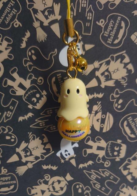 ハンドメイド♪おばけビーズストラップ〜玉乗り〜イエロー < ペット/手芸/園芸  ハンドメイド♪おばけビーズストラップ〜玉乗り〜イエロー  < ペット/手芸/園芸の