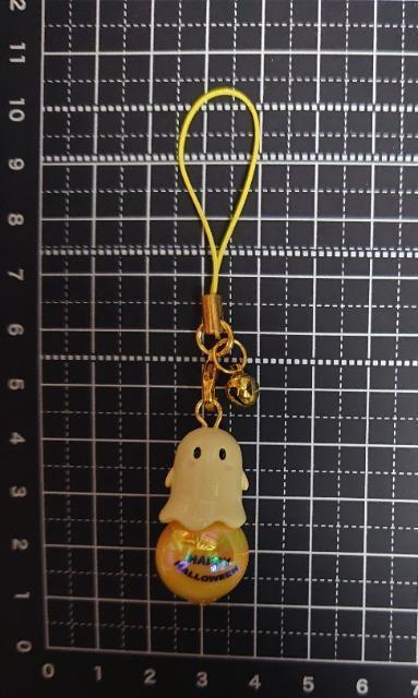 ハンドメイド♪おばけビーズストラップ〜玉乗り〜イエロー < ペット/手芸/園芸  ハンドメイド♪おばけビーズストラップ〜玉乗り〜イエロー < ペット/手芸/園芸の