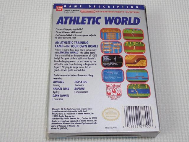FC★ATHLETIC WORLD NES 海外版 北米版 端子清掃済 < ゲーム本体/ソフト FC★ATHLETIC WORLD NES 海外版 北米版 端子清掃済 < ゲーム本体/ソフトの