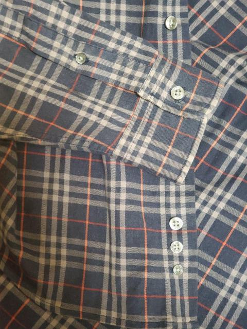 BURBERRY LONDON ノバチェック長袖シャツ ホース刺繍 紺 クリーニング済み。 < ブランド BURBERRY LONDON ノバチェック長袖シャツ ホース刺繍 紺 クリーニング済み。 < ブランドの