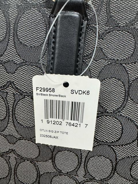 COACH トートバッグ 29958 グレー×ブラック 【新品未使用】 < ブランド COACH トートバッグ 29958 グレー×ブラック 【新品未使用】 < ブランドの