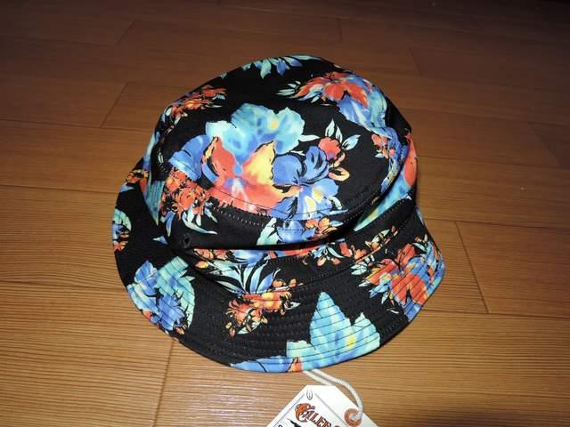 新品キャリーCALEEアロハ柄ハット黒S花柄キャップ < ブランド 新品キャリーCALEEアロハ柄ハット黒S花柄キャップ < ブランドの