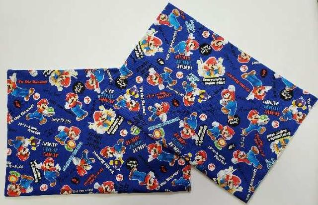 ラ76 【レア】【夏休み限定】★ ランチョンマット 2枚セット マリオ  (^o^)ハンドメイド < インテリア/ライフ  ラ76 【レア】【夏休み限定】★ ランチョンマット 2枚セット マリオ  (^o^)ハンドメイド  < インテリア/ライフの