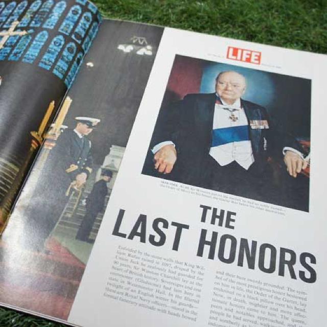 激レア【輸入雑誌】Life/ライフ Churchill's Funeral -1965.2.5- 【ヴィンテージ物】 < 本/雑誌  激レア【輸入雑誌】Life/ライフ Churchill's Funeral -1965.2.5- 【ヴィンテージ物】 < 本/雑誌の