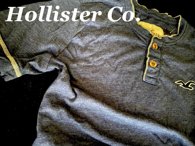 【Hollister Co.】ホリスター Vintage Washed ヘンリーネックTシャツ XL/D.Blue < ブランド  【Hollister Co.】ホリスター Vintage Washed ヘンリーネックTシャツ XL/D.Blue  < ブランドの