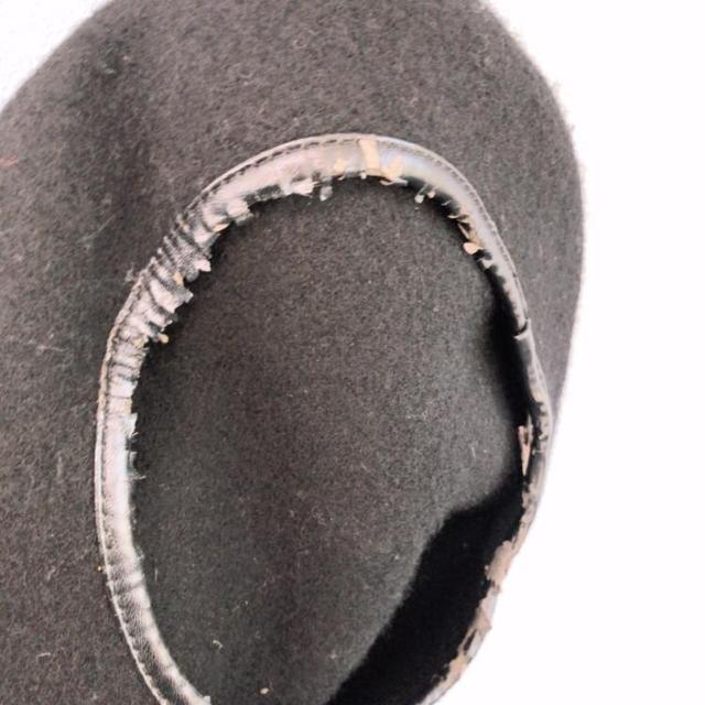 ◆パイピングベレー帽◆ブラック/ウール100%★韓国コーデ♪韓国ファッション < 女性ファッション ◆パイピングベレー帽◆ブラック/ウール100%★韓国コーデ♪韓国ファッション < 女性ファッションの