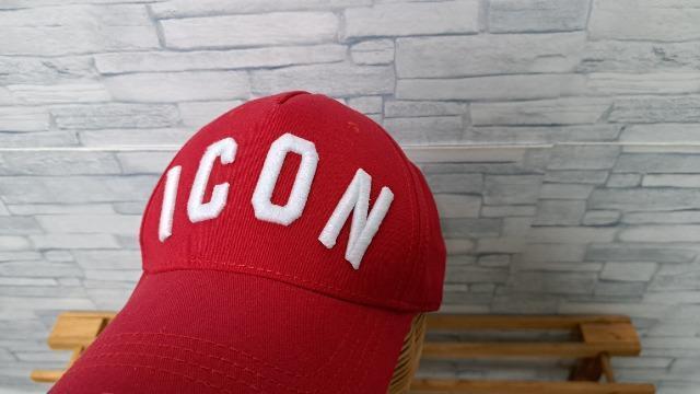 ☆DSQUARED2 ディースクエアード ICON ロゴ キャップ 帽子☆フリーサイズ/赤 < ブランド ☆DSQUARED2 ディースクエアード ICON ロゴ キャップ 帽子☆フリーサイズ/赤 < ブランドの