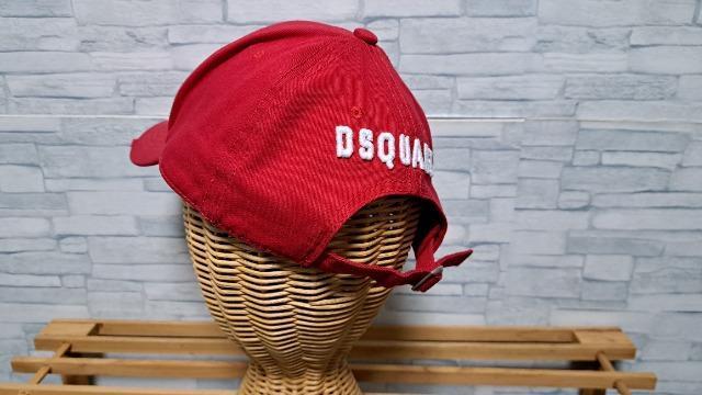 ☆DSQUARED2 ディースクエアード ICON ロゴ キャップ 帽子☆フリーサイズ/赤 < ブランド ☆DSQUARED2 ディースクエアード ICON ロゴ キャップ 帽子☆フリーサイズ/赤 < ブランドの