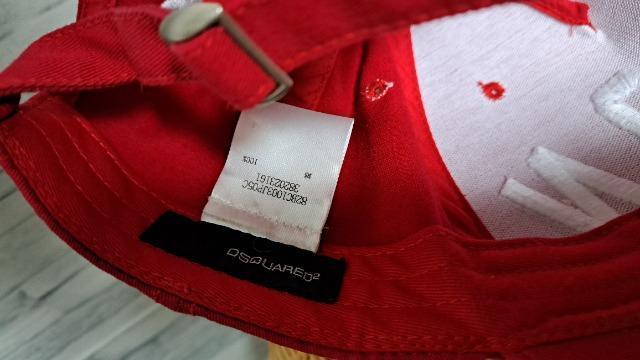 ☆DSQUARED2 ディースクエアード ICON ロゴ キャップ 帽子☆フリーサイズ/赤 < ブランド ☆DSQUARED2 ディースクエアード ICON ロゴ キャップ 帽子☆フリーサイズ/赤 < ブランドの