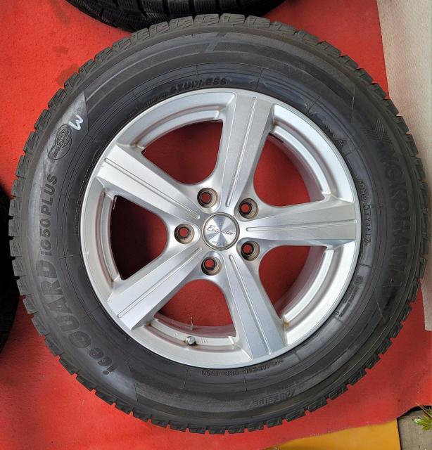 HOT STUFF Exceeder 16in 6.5J +53ヨコハマ アイスガード IG50PLUS PCD114.3 215 < 自動車/バイク HOT STUFF Exceeder 16in 6.5J +53ヨコハマ アイスガード IG50PLUS PCD114.3 215 < 自動車/バイク
