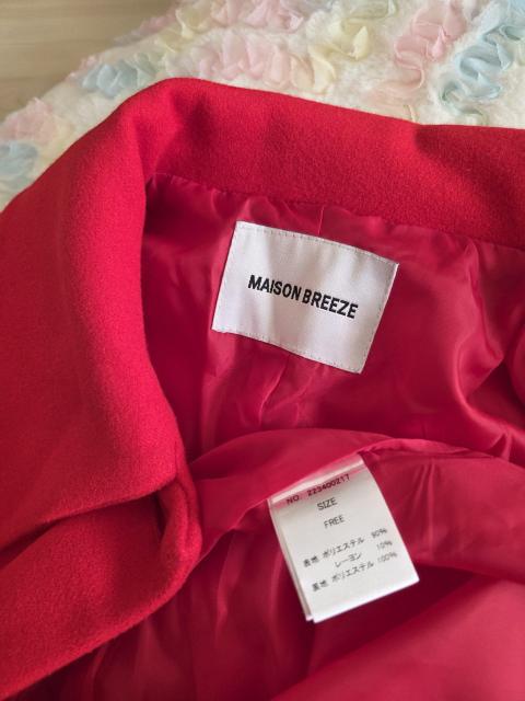 SETUP7コート★華やかなポピーレッドのステンカラーコート < 女性ファッション SETUP7コート★華やかなポピーレッドのステンカラーコート < 女性ファッションの