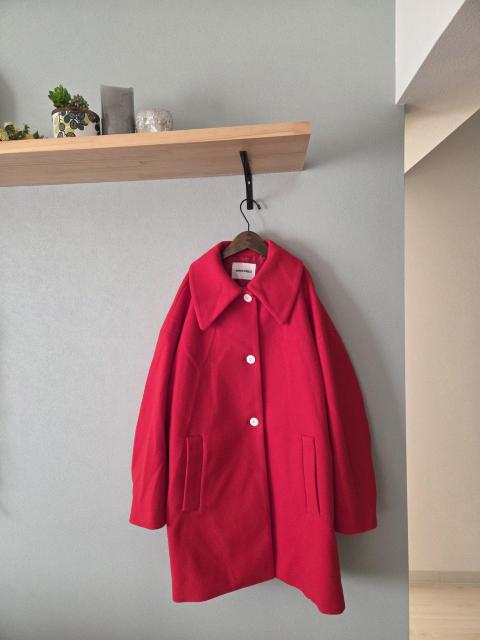 SETUP7コート★華やかなポピーレッドのステンカラーコート < 女性ファッション SETUP7コート★華やかなポピーレッドのステンカラーコート < 女性ファッションの