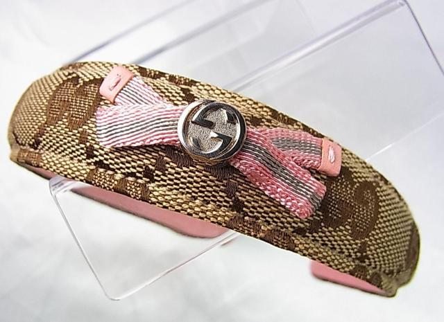 【正規レア極美】GUCCI グッチ Kids Hair band ウェブリボン付 GG柄 カチューシャ < ブランド 【正規レア極美】GUCCI グッチ Kids Hair band ウェブリボン付 GG柄 カチューシャ < ブランドの