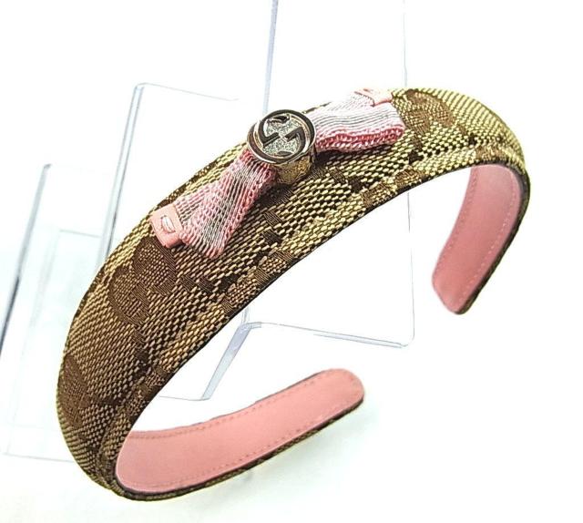 【正規レア極美】GUCCI グッチ Kids Hair band ウェブリボン付 GG柄 カチューシャ < ブランド 【正規レア極美】GUCCI グッチ Kids Hair band ウェブリボン付 GG柄 カチューシャ < ブランドの