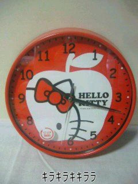 《New》キティちゃん★壁掛け時計(静かな連続秒針) < インテリア/ライフ 《New》キティちゃん★壁掛け時計(静かな連続秒針) < インテリア/ライフの