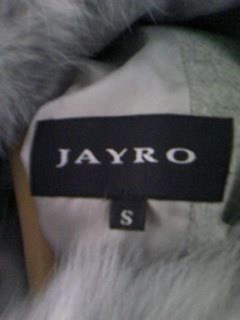★JAYRO★超カワフワフワファー付ロングコートGR < ブランド  ★JAYRO★超カワフワフワファー付ロングコートGR < ブランドの