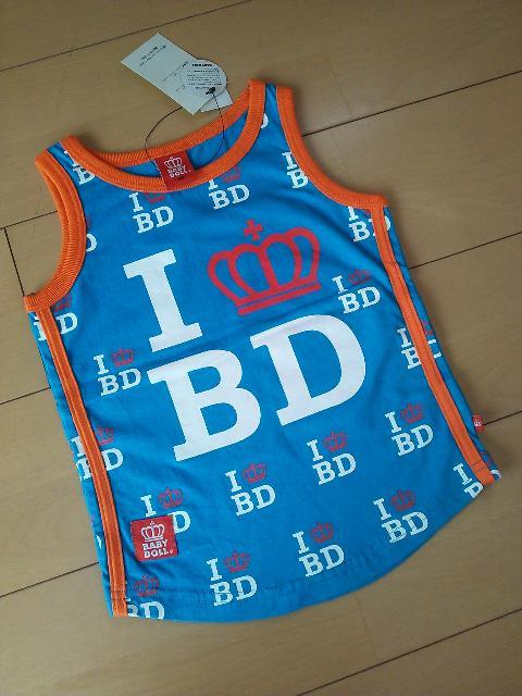 新品アイラブBD総柄タンクトップ110青ベビードールBABYDOLLベビド < ブランド  新品アイラブBD総柄タンクトップ110青ベビードールBABYDOLLベビド  < ブランドの