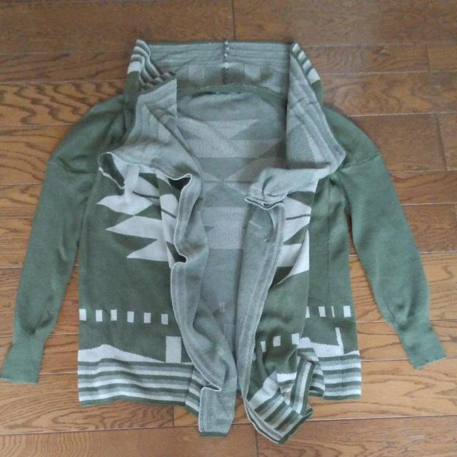 ニット 上着 美品 グリーン < 女性ファッション  ニット 上着 美品 グリーン  < 女性ファッションの