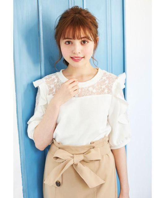 新品☆イング*袖フリルヨークシアートップス < ブランド  新品☆イング*袖フリルヨークシアートップス  < ブランドの