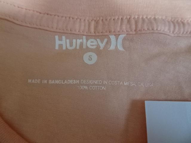 HURLEY BIG WAVEイラストプリント ショート丈T US S オレンジ < レジャー/スポーツ  HURLEY BIG WAVEイラストプリント ショート丈T US S オレンジ < レジャー/スポーツの