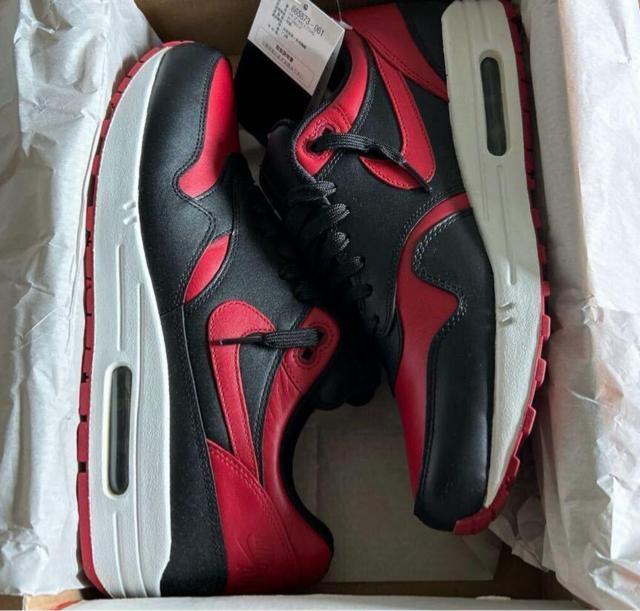NIKE AIR MAX 1 PREMIUM QS BRED 28.5cm iCL GA }bNX v~A ubh   uh 
