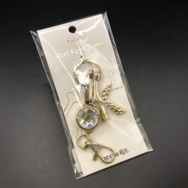  Vi SHOO LA RUE Initial Reel Key Charm   t@bV 