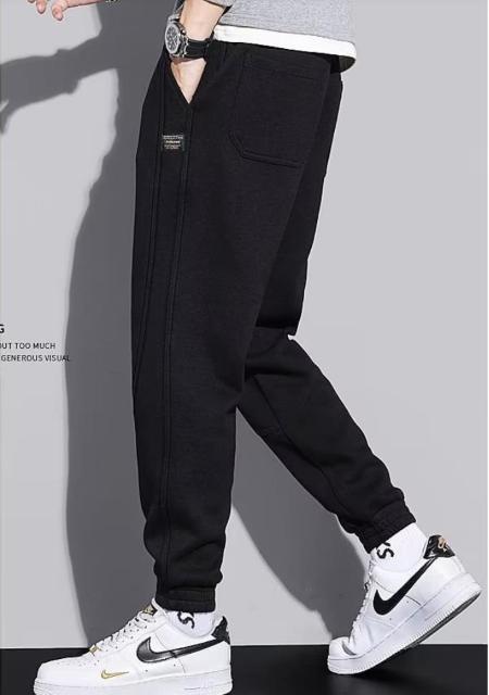 ジョガーパンツ メンズ ジャージ ロングパンツ カジュアル スポーツウェア ブラック M < 男性ファッション  ジョガーパンツ メンズ ジャージ ロングパンツ カジュアル スポーツウェア ブラック M < 男性ファッションの
