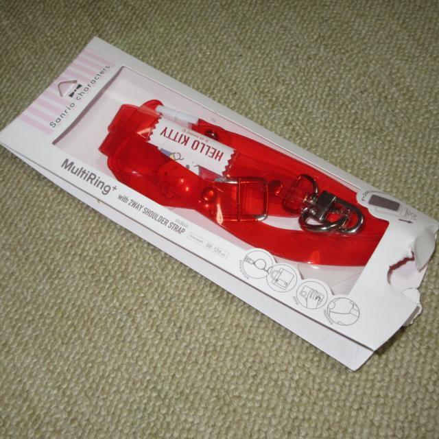 未使用☆ハローキティ*マルチホルダー*ネックストラップ*ショルダーストラップ*スマホホルダー*ストラップ(クリアレッド系) < 家電/AV  未使用☆ハローキティ*マルチホルダー*ネックストラップ*ショルダーストラップ*スマホホルダー*ストラップ(クリアレッド系)  < 家電/AVの
