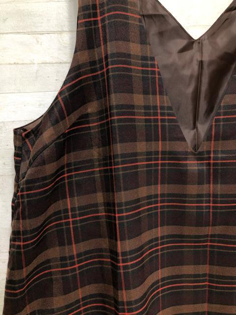 新品☆8L♪OLIVEdesOLIVEチェック茶ジャンパースカート♪ジャンスカQ308 < 女性ファッション  新品☆8L♪OLIVEdesOLIVEチェック茶ジャンパースカート♪ジャンスカQ308 < 女性ファッションの